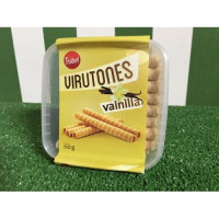 Trabel - Virutones de Vainilla Waffelröllchen 110g hergestellt auf Gran Canaria